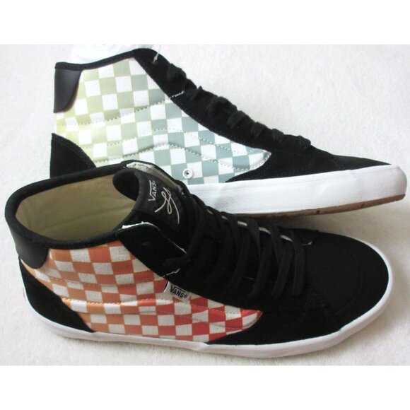 Vans Men's The Lizzie Checkerboard Black Multi Lizzie Armanto shoes Sizes NIB - Picture 3 of 6